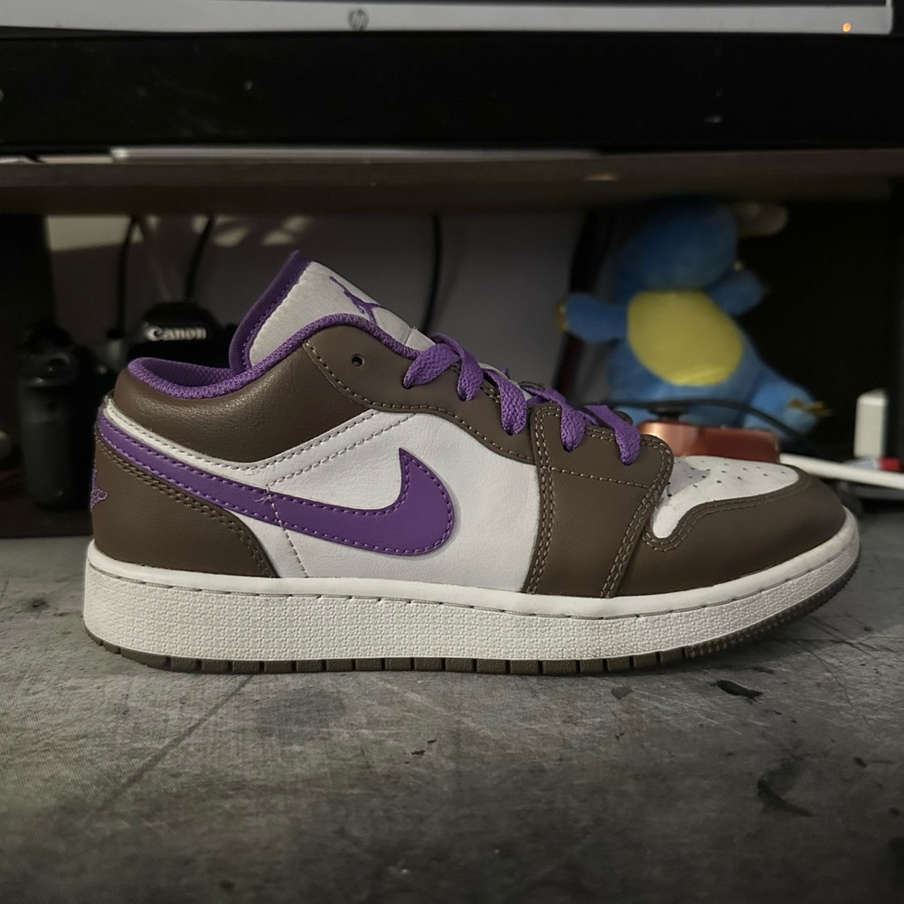 Kids Nike Air Jordan 1 Low 'Palomino Size:5Y